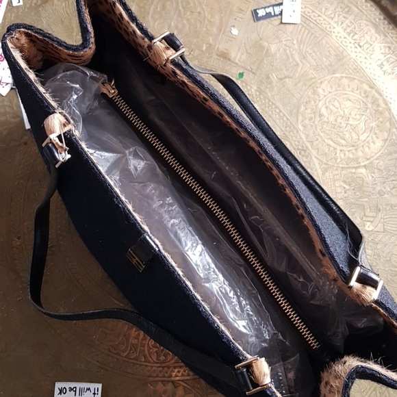 vintage Kate Spade calf hair black Quinn bag - Picture 3 of 6